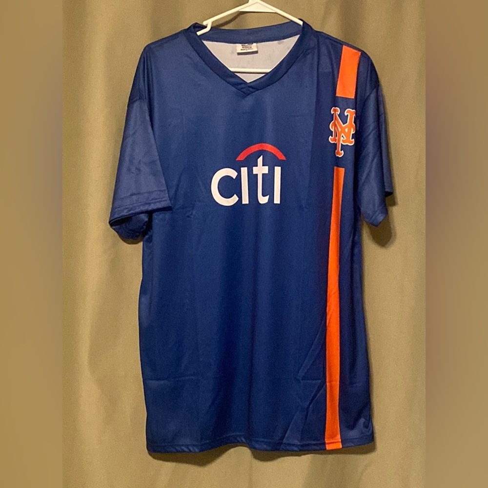 2023 BDA Sports New York Mets MLB Team (Citi) Soccer Jersey SGA 7/27 Large